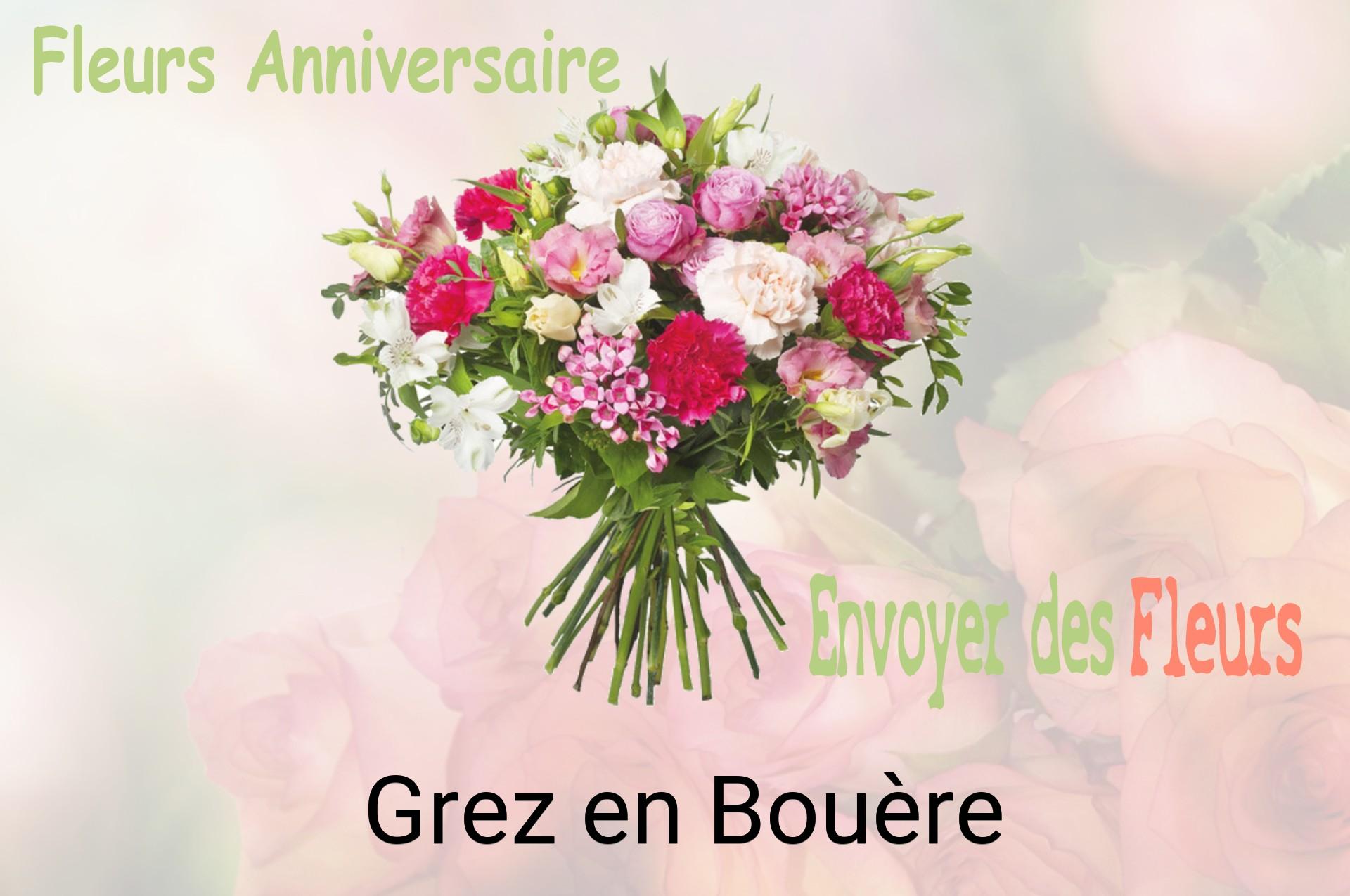 Bouquet de fleurs d’anniversaire livré à Grez-en-Bouère